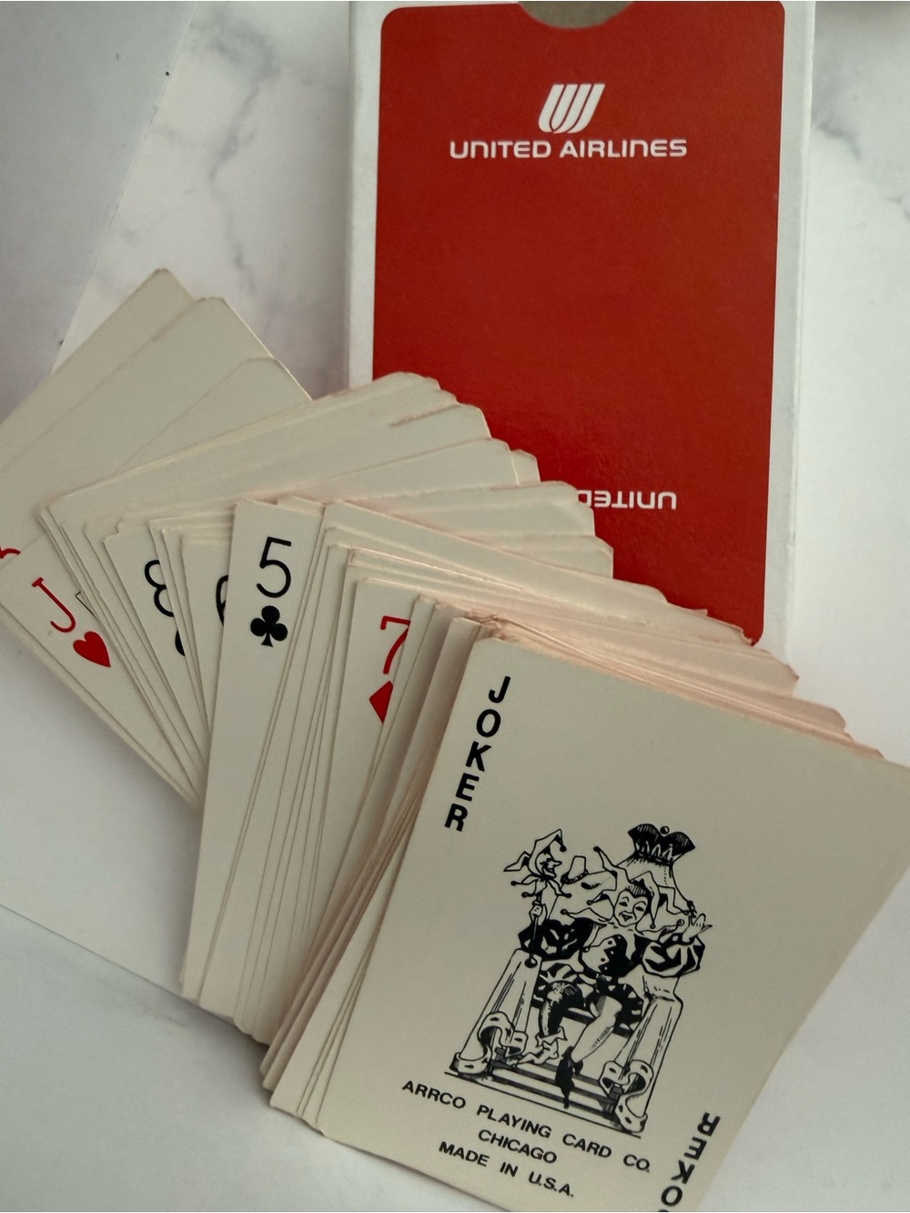Vintage United Airlines Deck of Playing Cards lot of 4 - Picture 6 of 6